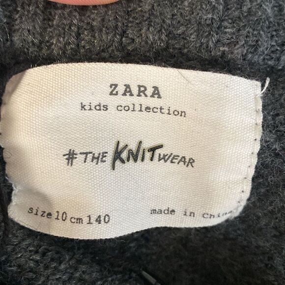 Zara Kids Collection Skull Mohawk Print Sweater Kids Unisex Size 10 Women’s XS - Picture 5 of 5